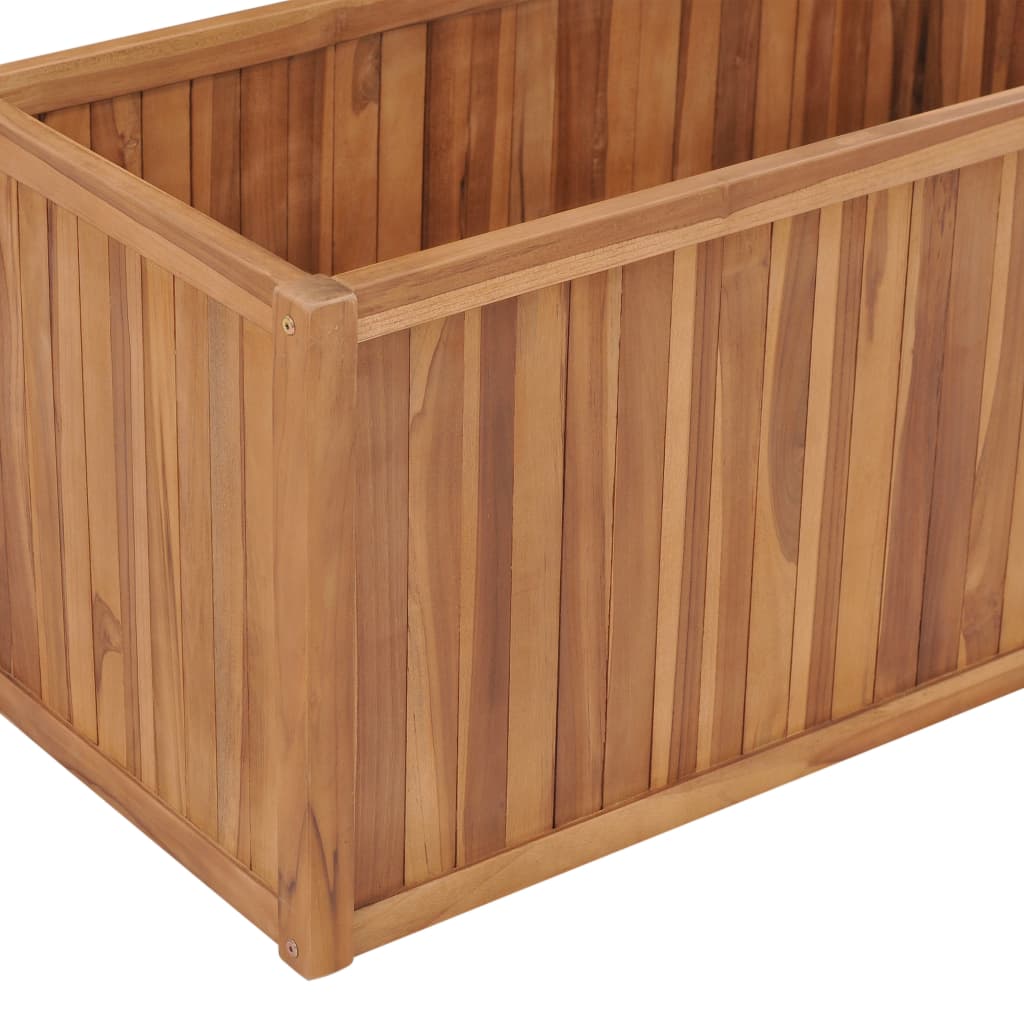 Berkfield Raised Bed 100x50x50 cm Solid Teak Wood