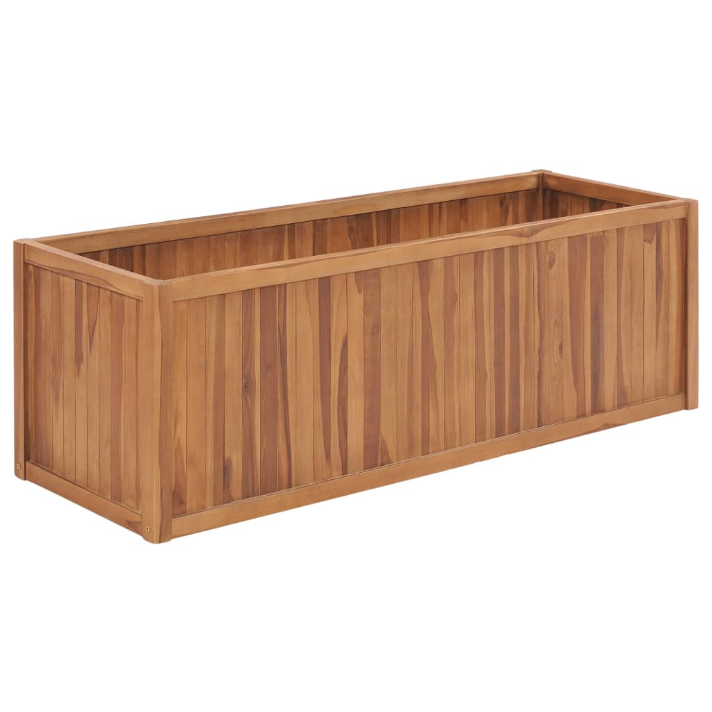 Berkfield Garden Raised Bed 150x50x50 cm Solid Teak Wood