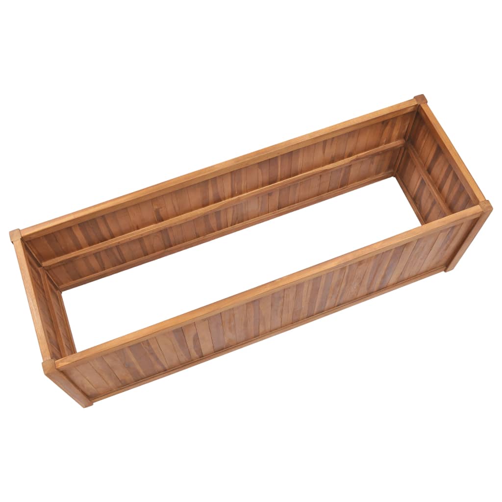 Berkfield Garden Raised Bed 150x50x50 cm Solid Teak Wood