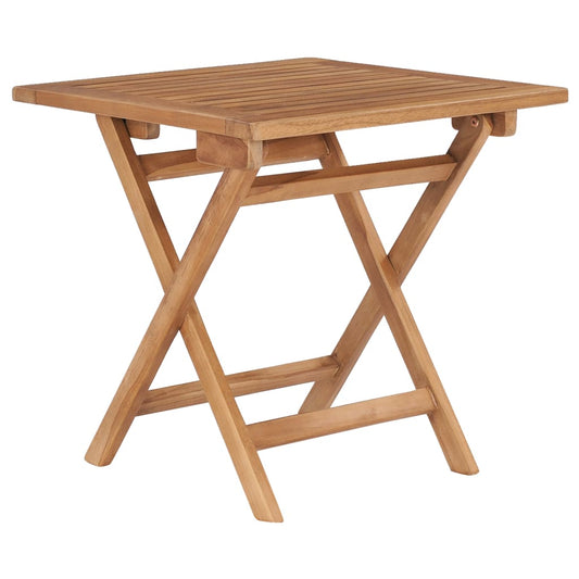 Berkfield Folding Garden Table 45x45x45 cm Solid Teak Wood