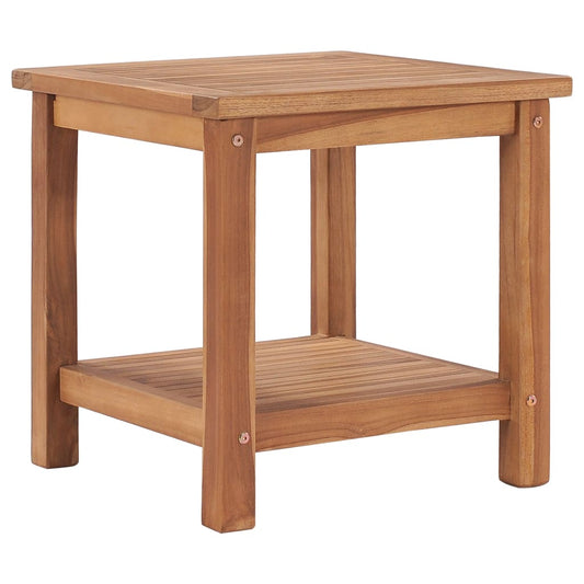 Berkfield Coffee Table 45x45x45 cm Solid Teak Wood