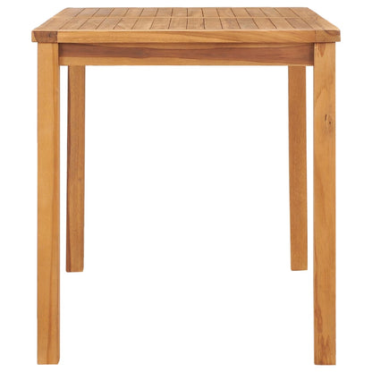 Berkfield Garden Dining Table 120x70x77 cm Solid Teak Wood