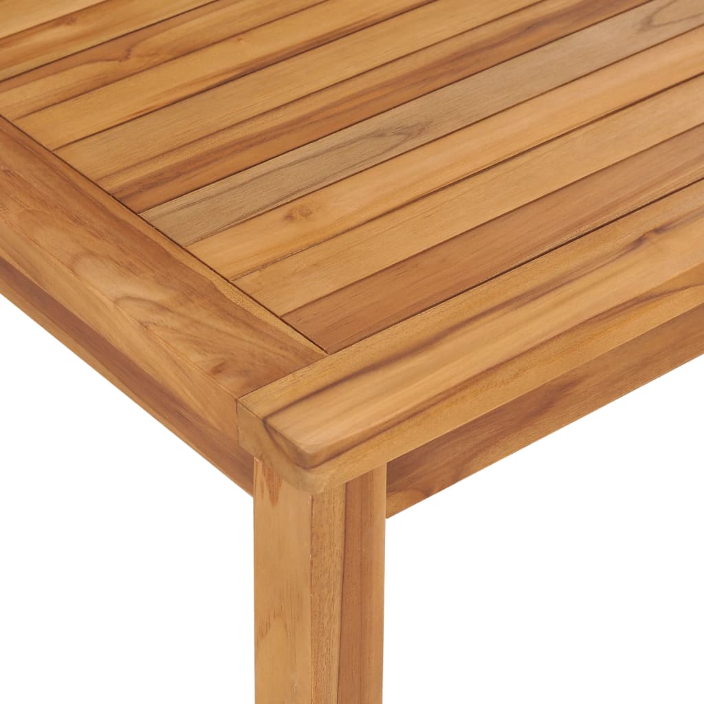 Berkfield Garden Dining Table 120x70x77 cm Solid Teak Wood