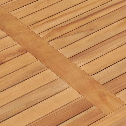 Berkfield Garden Dining Table 120x70x77 cm Solid Teak Wood