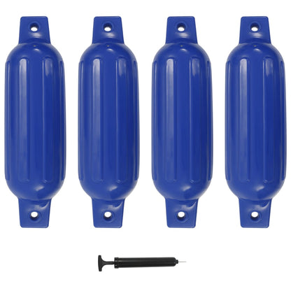 Berkfield Boat Fender 4 pcs Blue 41x11.5 cm PVC