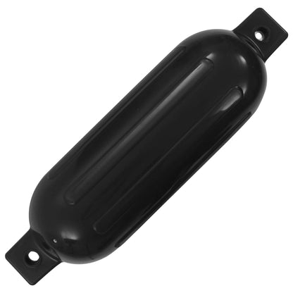 Berkfield Boat Fender 4 pcs Black 51x14 cm PVC