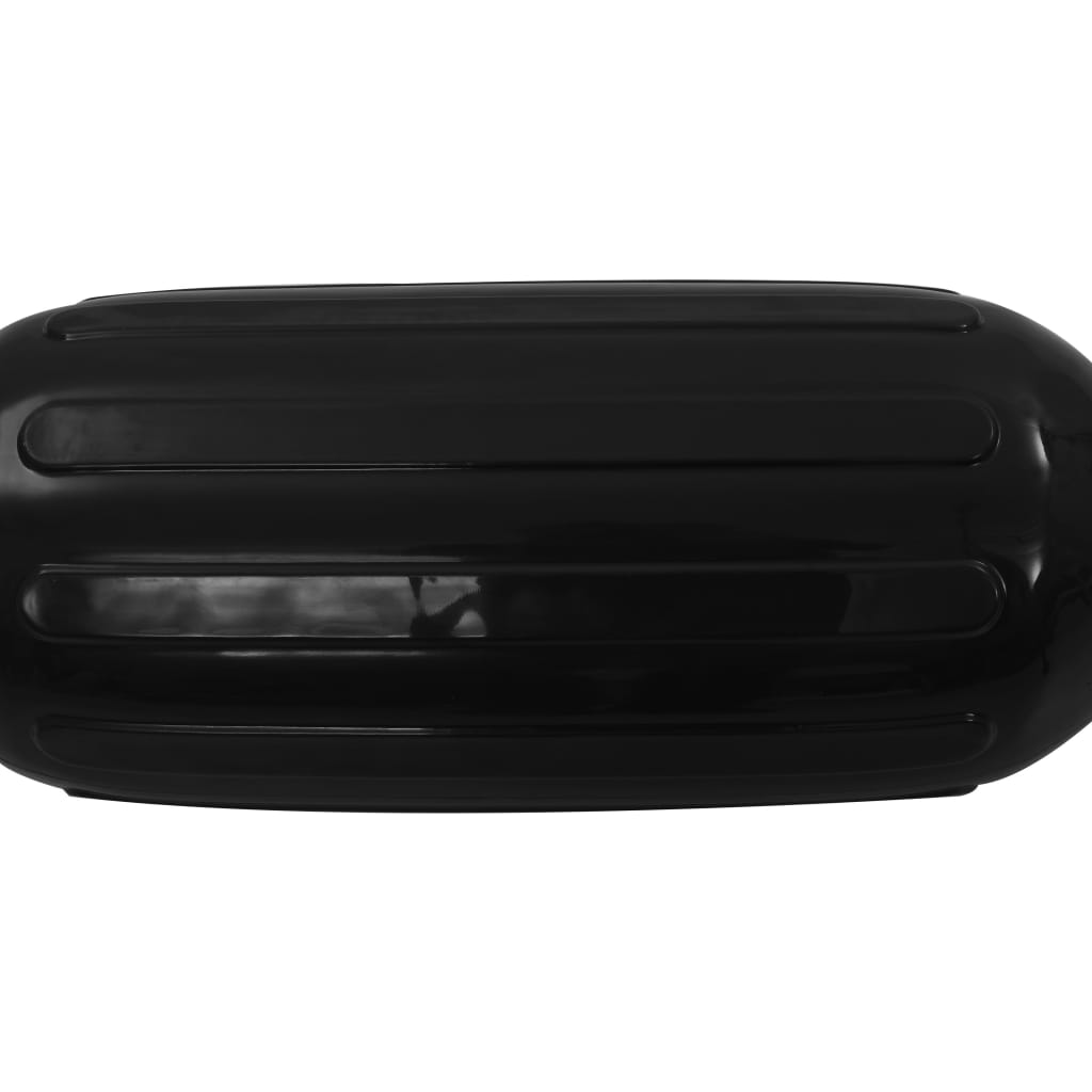 Berkfield Boat Fender 2 pcs Black 69x21.5 cm PVC