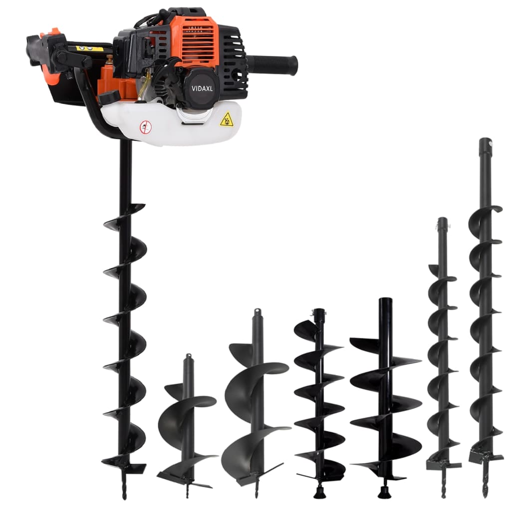Berkfield Auger Ground Drill Set Steel