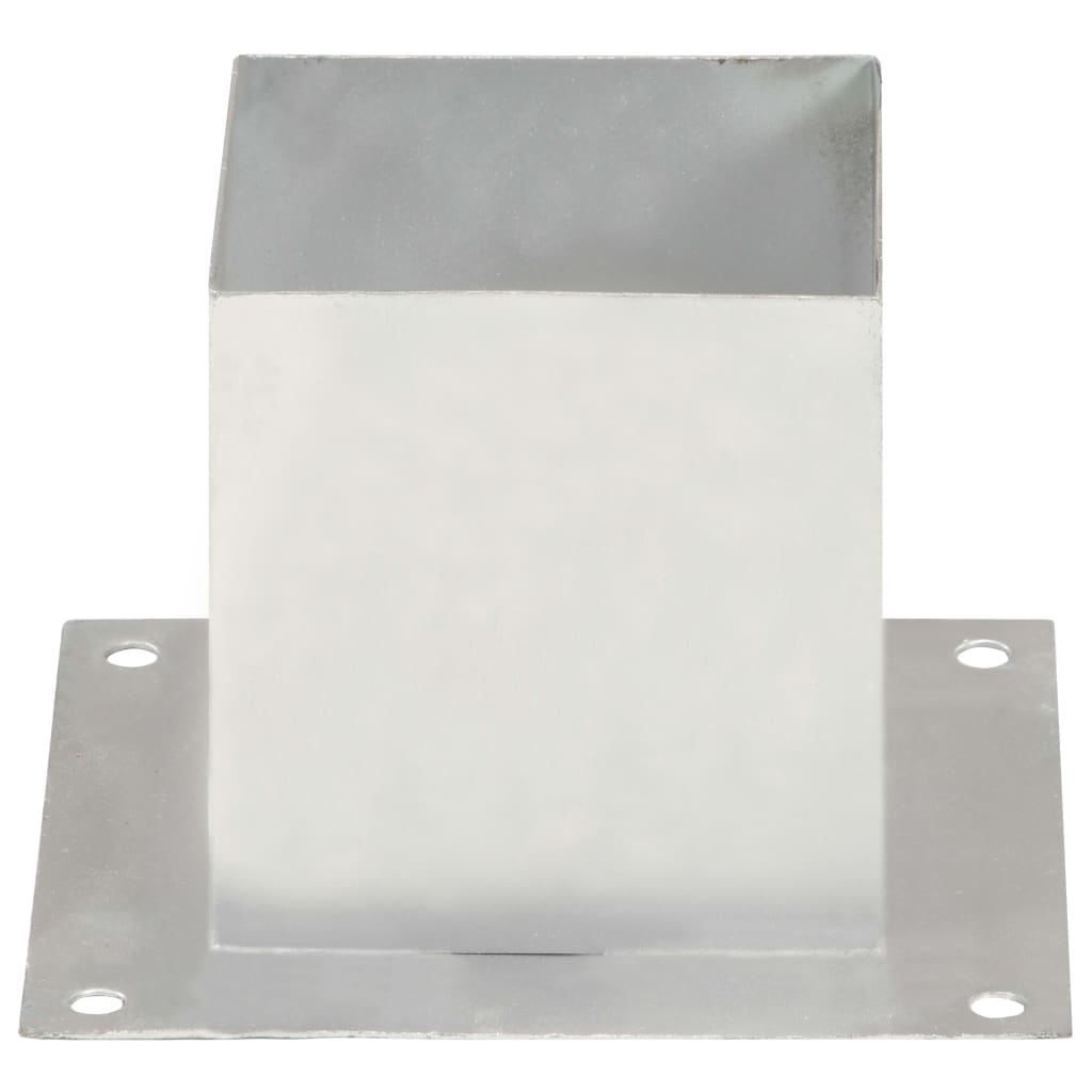 Berkfield Post Anchors 4 pcs Galvanised Metal 141 mm