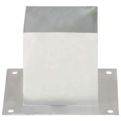 Berkfield Post Anchors 4 pcs Galvanised Metal 141 mm