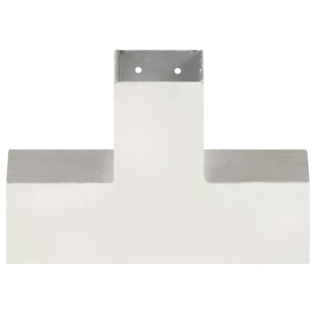 Berkfield Post Connector X Shape Galvanised Metal 81x81 mm