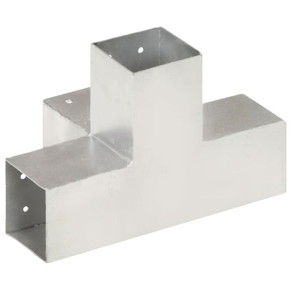Berkfield Post Connector X Shape Galvanised Metal 81x81 mm