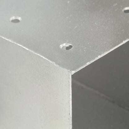 Berkfield Post Connector X Shape Galvanised Metal 81x81 mm