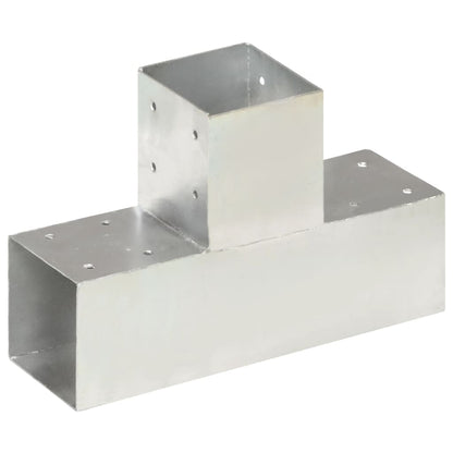Berkfield Post Connector T Shape Galvanised Metal 91x91 mm