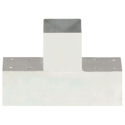 Berkfield Post Connector T Shape Galvanised Metal 91x91 mm
