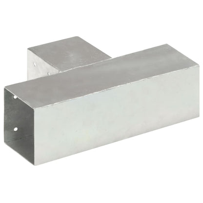 Berkfield Post Connector T Shape Galvanised Metal 91x91 mm