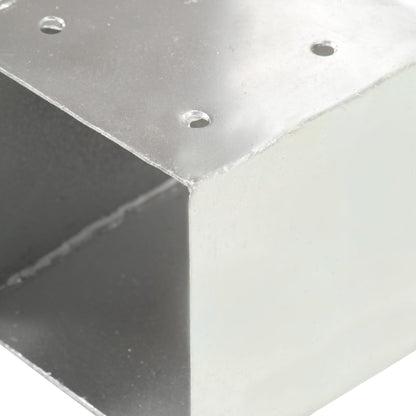 Berkfield Post Connector T Shape Galvanised Metal 91x91 mm