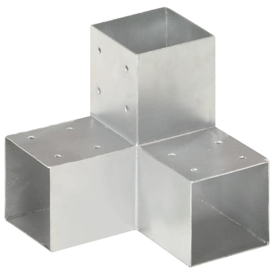 Berkfield Post Connector Y Shape Galvanised Metal 91x91 mm