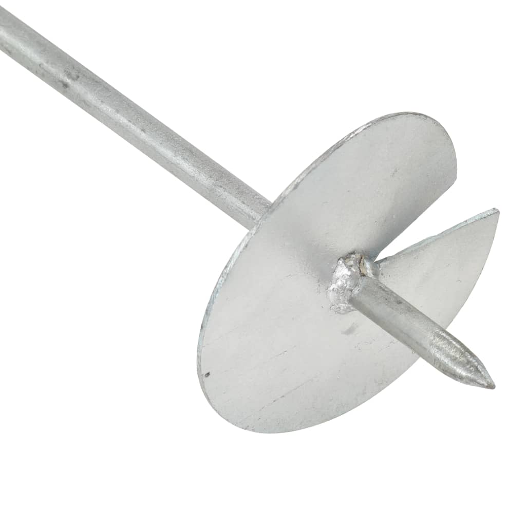 Berkfield Earth Anchors 10 pcs 10x60 cm Galvanised Metal