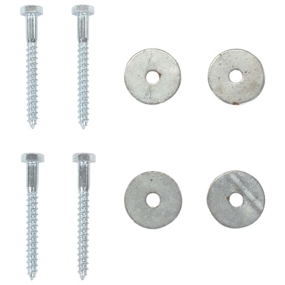 Berkfield Earth Anchors 10 pcs 10x60 cm Galvanised Metal