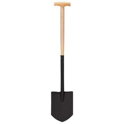 Berkfield Garden Point Shovel T Grip Steel and Hardwood