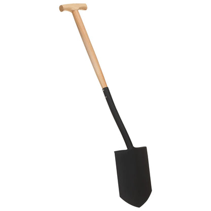 Berkfield Garden Point Shovel T Grip Steel and Hardwood