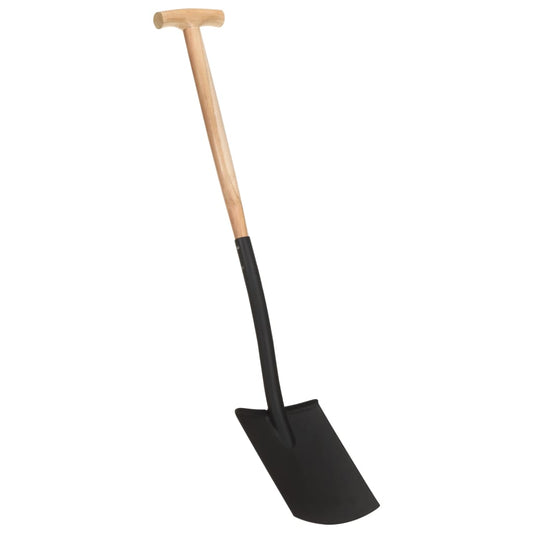 Berkfield Garden Digging Spade T Grip Steel and Hardwood