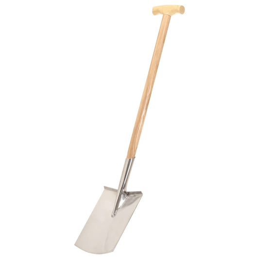 Berkfield Garden Digging Spade T Grip Stainless Steel and Ashwood