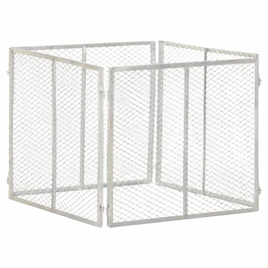 Berkfield Garden Composter 85x85x70 cm Galvanised Iron