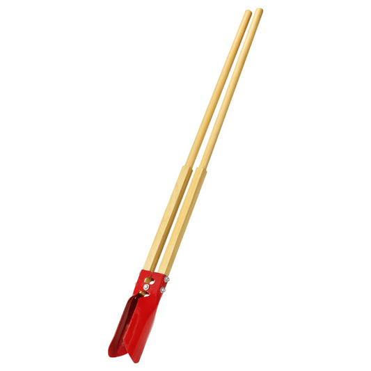 Berkfield Post Hole Digger Red Steel and Hardwood