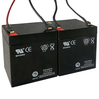 Berkfield Replacement Batteries for Electric Scooters 2 pcs 12V 4.5Ah
