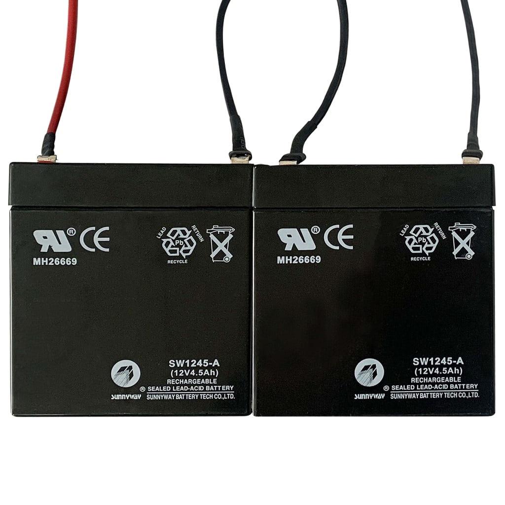 Berkfield Replacement Batteries for Electric Scooters 2 pcs 12V 4.5Ah