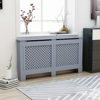 Berkfield Radiator Cover Anthracite 152x19x81 cm MDF