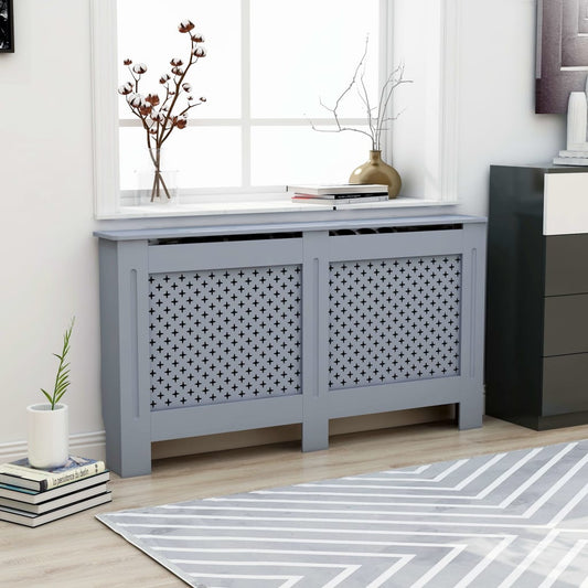 Berkfield Radiator Cover Anthracite 152x19x81 cm MDF