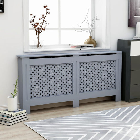 Berkfield Radiator Cover Anthracite 172x19x81 cm MDF