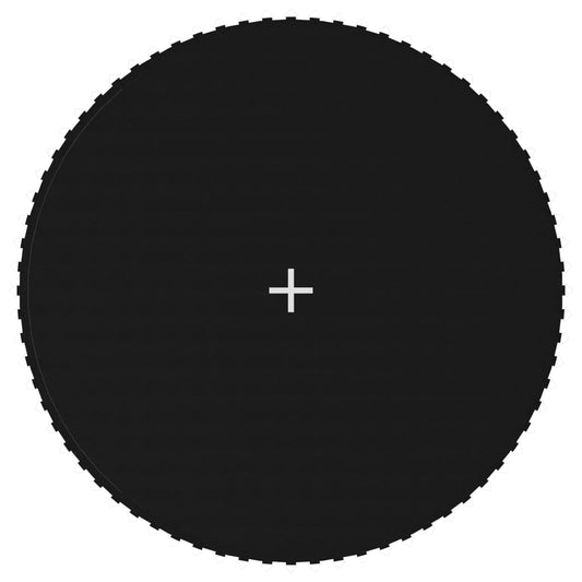 Berkfield Jumping Mat Fabric Black for 13 Feet/3.96 m Round Trampoline