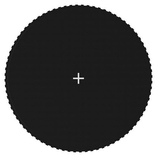 Berkfield Jumping Mat Fabric Black for 14 Feet/4.27 m Round Trampoline