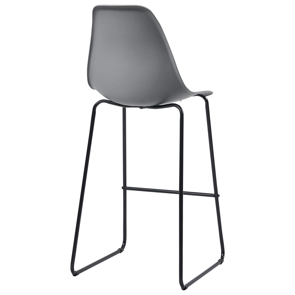 Berkfield 5 Piece Bar Set Plastic Grey