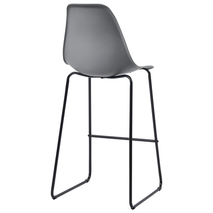 Berkfield 5 Piece Bar Set Plastic Grey