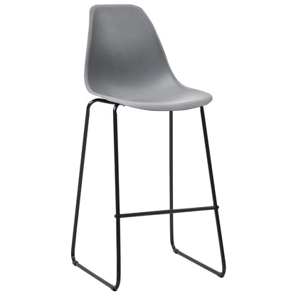Berkfield 5 Piece Bar Set Plastic Grey