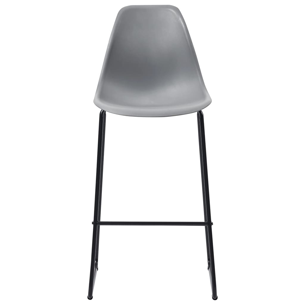 Berkfield 5 Piece Bar Set Plastic Grey