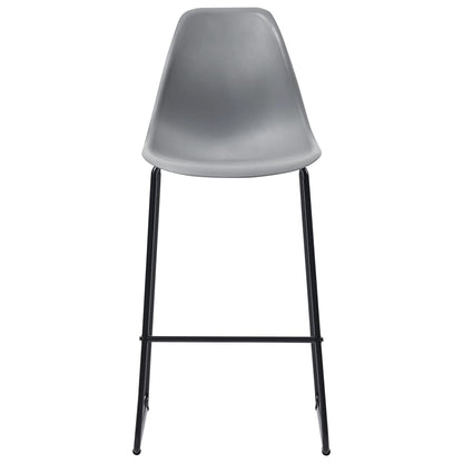 Berkfield 5 Piece Bar Set Plastic Grey