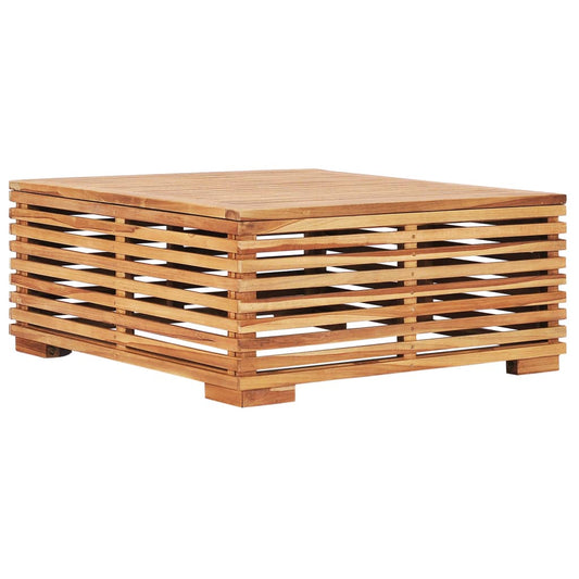 Berkfield Garden Table 69.5x69.5x31 cm Solid Teak Wood