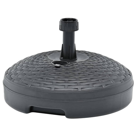 Berkfield Umbrella Base Sand/Water Filled 20 L Anthracite Plastic Rattan