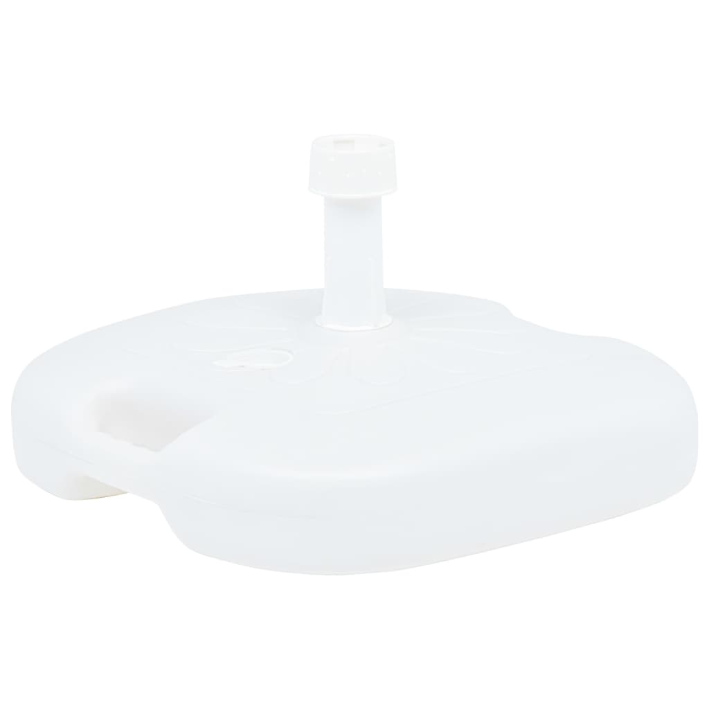 Berkfield Umbrella Base Sand/Water Filled 16 L White Plastic