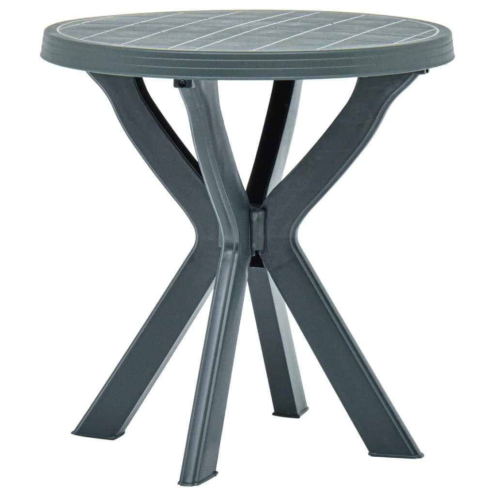 Berkfield Bistro Table Green �â�_70 cm Plastic