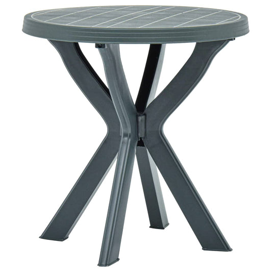 Berkfield Bistro Table Green �â�_70 cm Plastic
