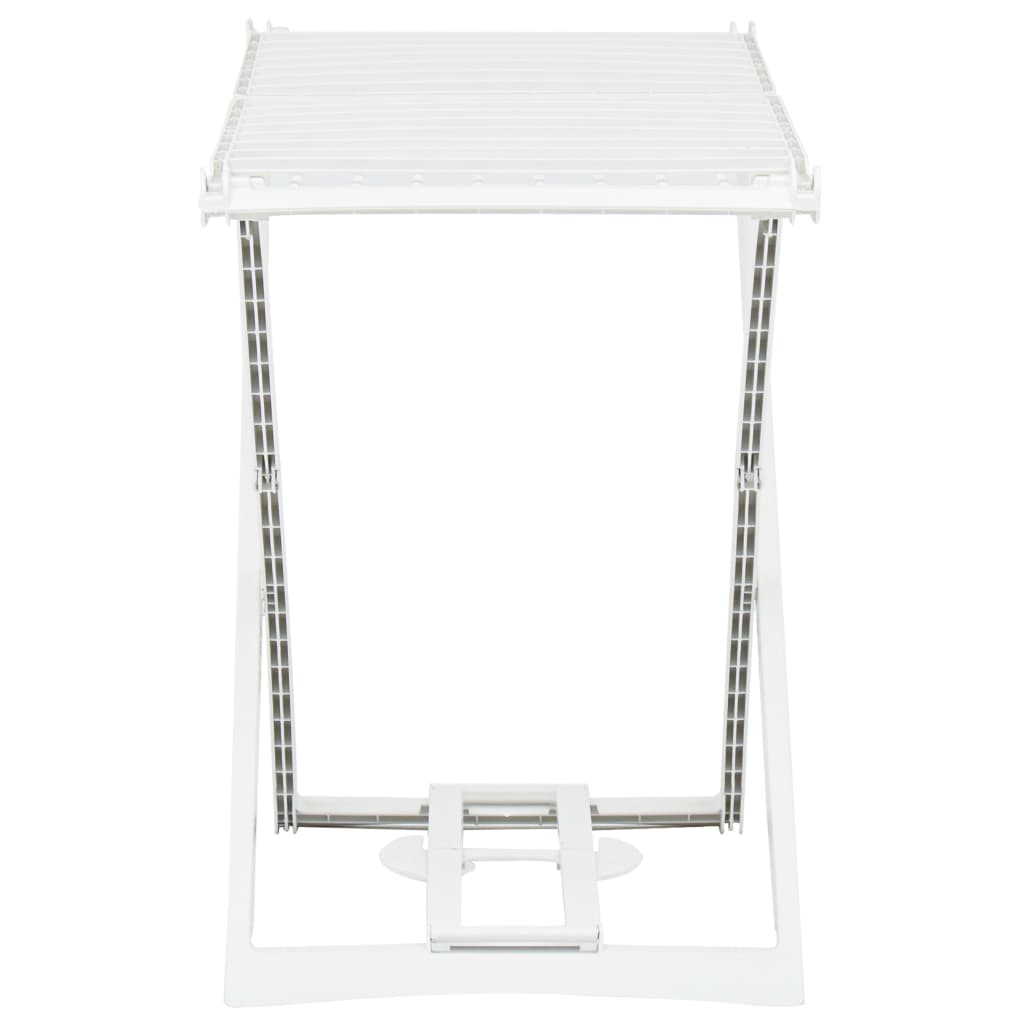 Berkfield Folding Clothes Dry Rack White Plastic