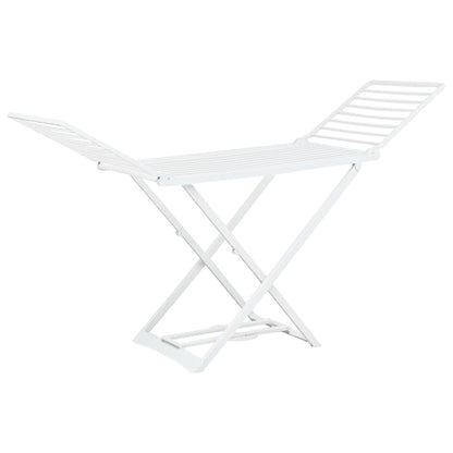 Berkfield Folding Clothes Dry Rack White Plastic
