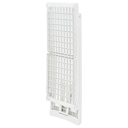 Berkfield Folding Clothes Dry Rack White Plastic